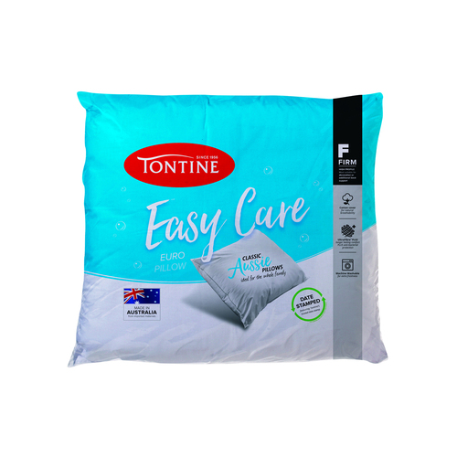 Tontine Easy Care European Sleep Pillow - High & Firm