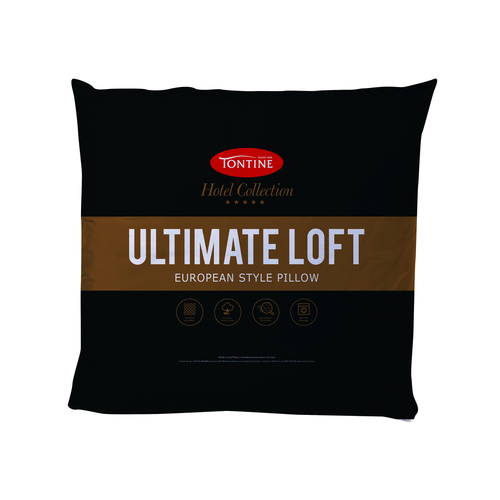 Tontine Hotel Collection Ultimate Loft European Pillow - Black