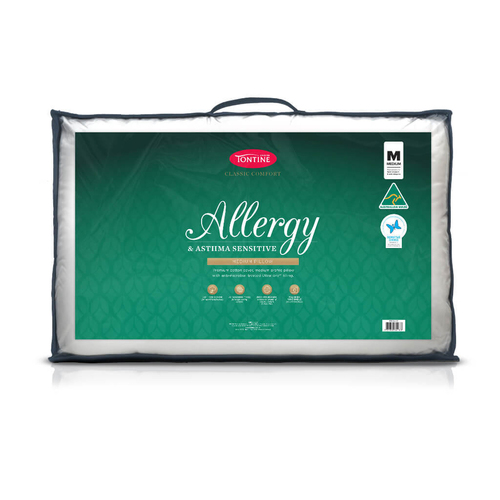 Tontine Classic Comfort Allergy & Asthma Pillow - Medium