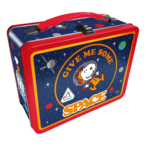 Aquarius Peanuts Artemis Space Tin Carry All Box w/ Handle