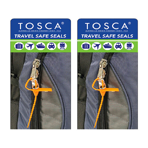 2x 20pc Tosca Travel Safe Luggage Bag Zip Security Seals