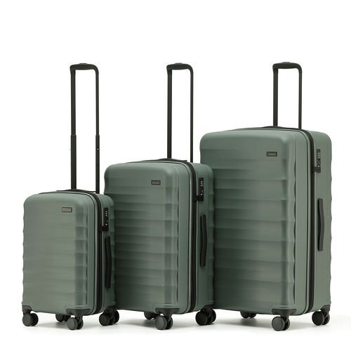 3pc Interstellar Trolley Travel Suitcase Luggage Set 2.0 - Moss