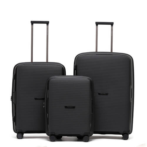 3pc Tosca Bel-Air Travel Luggage Suitcase Set - Black