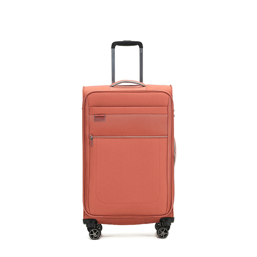 Tosca Vega 27" Checked Travel TrolleyTravel Luggage Suitcase - Rust