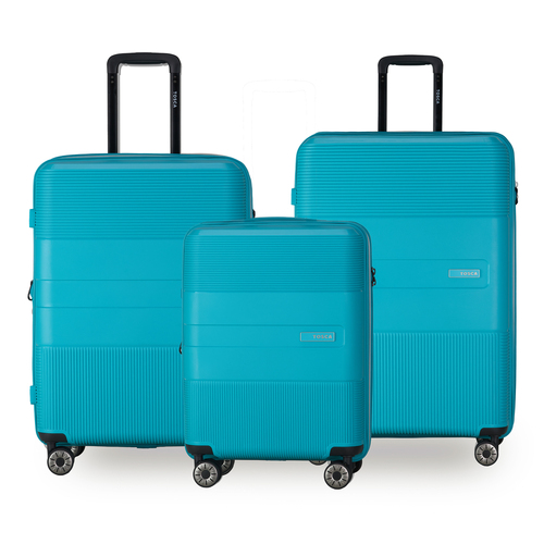 3pc Tosca Orion Portable Travel Suitcase Luggage Set - Teal