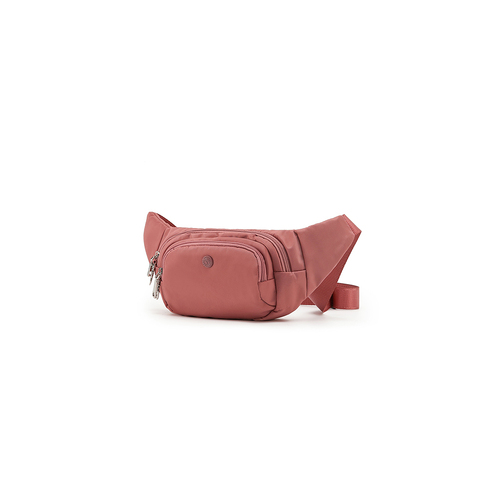 Tosca Anti-Theft Waist Saddle Bag Fanny Pack - Coral