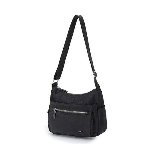 Tosca Vegan Shoulder Minimalist Crossbody Handbag Black