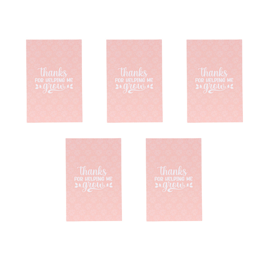 5PK Splosh Thanks For Helping Me Grow Hardcover Sticky Notepad Set