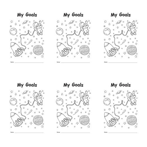 6PK Teacher Created Resources My Own Goals Journal Book Kids 5y+