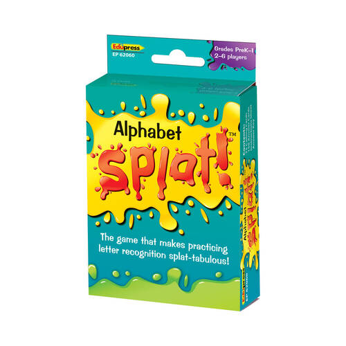 Teacher Created Resources Alphabet Splat Flash Cards Game Set Kids 4y+