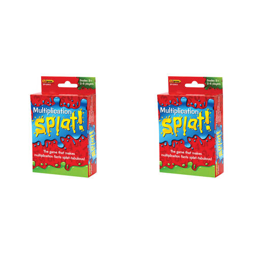 2PK Teacher Created Resources Multiplication Splat Flash Card Game Set 6y+