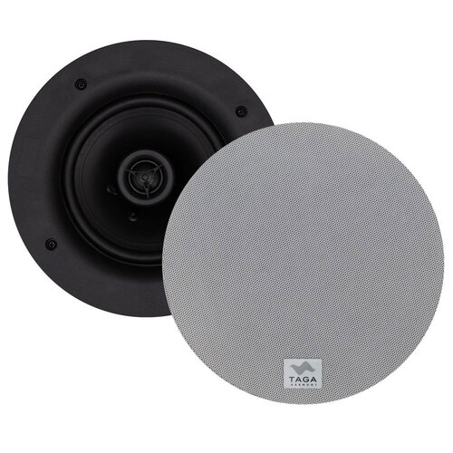 TAGA Harmony 6.5" 2-Way In-Ceiling Speakers Pair - White