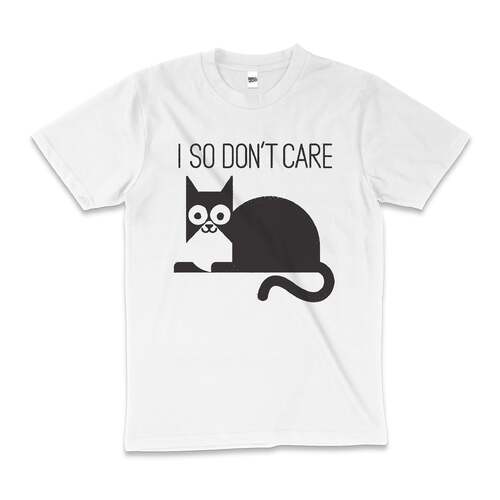 Fur Real Funny Cat Slogan Anti-Social Cotton T-Shirt White Size 2XL