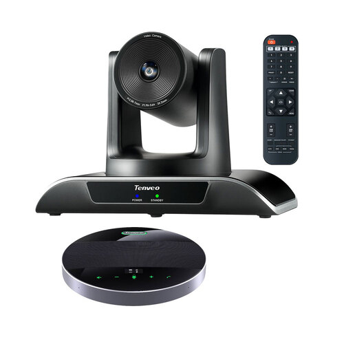 Tenveo Complete Audio Video Conferencing Group PTZ Camera & Speakerphone