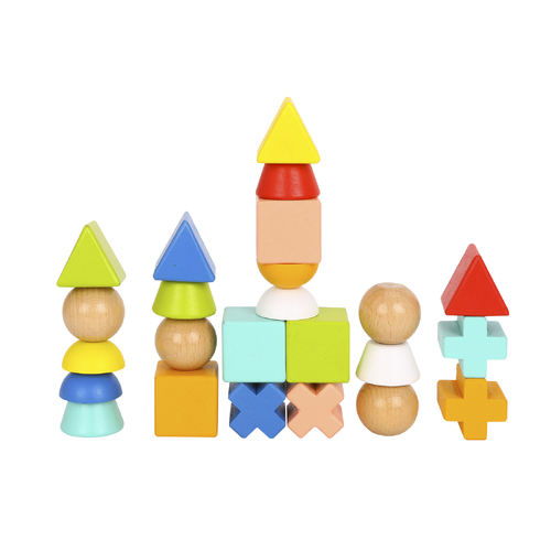 Tooky Toy Stacking Blocks Logic Game