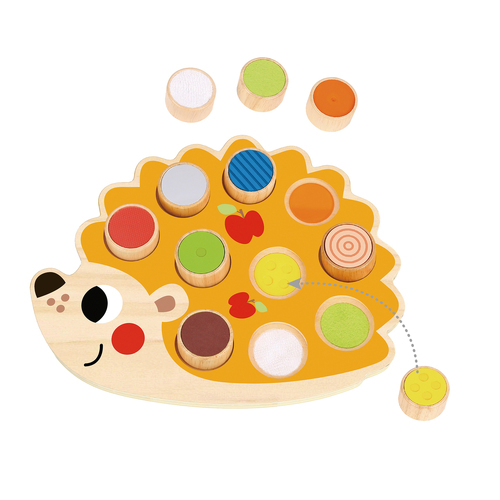 Tooky Toy Sensory Hedgehog Stacking Sorter