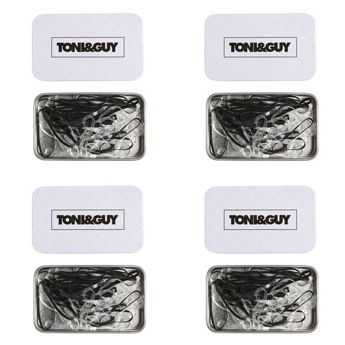 4PK Toni & Guy Snagless Hair Elastics Styling Accessories 