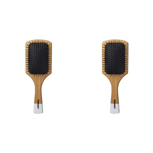 2PK Toni & Guy Bamboo Paddle Brush Hair Styling/Care Set 