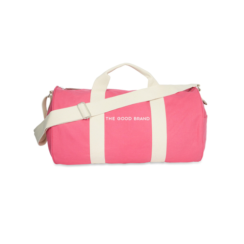 The Good Brand Cotton Women's Duffle Bag 32x55cm - Hot Pink