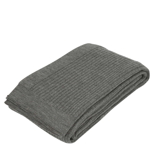 Belle Corby Wool Throw Blanket Rectangle 130x230cm - Grey