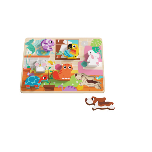 Tooky Toy Chunky Puzzle - Pet