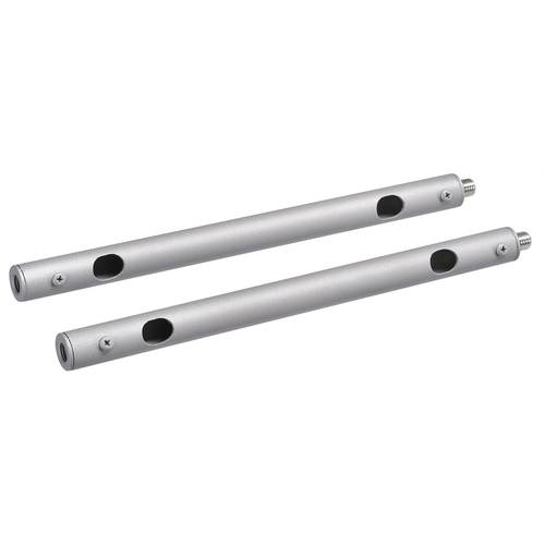 Heatstrip 2pc 300mm Classic Heater Extension Mount Pole Kit - Silver