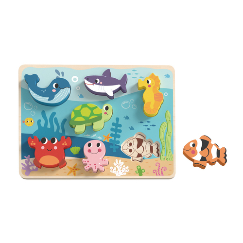 Tooky Toy Chunky Puzzle - Marine