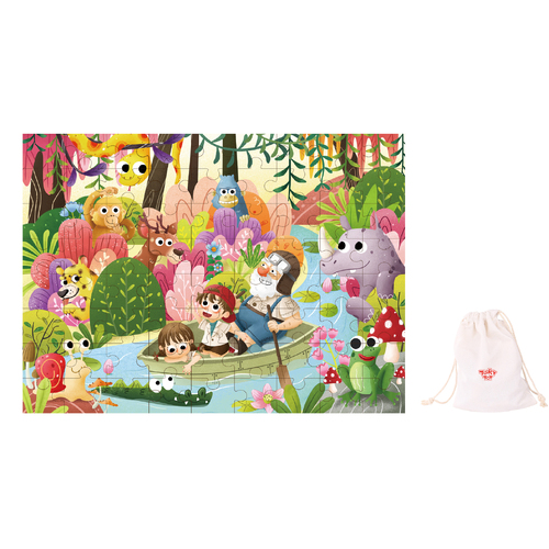 Tooky Toy Rainforest Jigsaw Puzzle 72Pcs