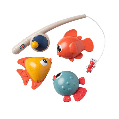 4pc Tolo Toys Bio Plastic Funtime Fishing Kids/Toddler Toy Set 18m+