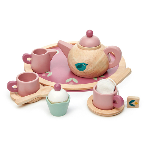 Tender Leaf Toys Birdie Tea Set 24x24cm Wooden Toy 3y+