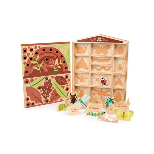 Tender Leaf Toys My Bug Hotel Garden Bugs Wooden Toy 3y+