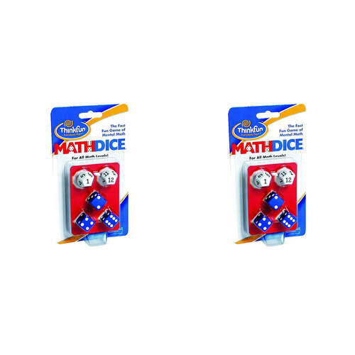 2x ThinkFun Math Dice STEM And Creative Thinking Game 8y+