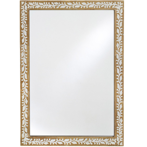 LVD Cinque Wood/MDF 70cm Mirror Home Decor Rectangle - Brown