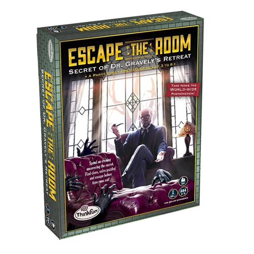 ThinkFun Escape the Room: Dr Gravelys Retreat Family Board Game 13y+