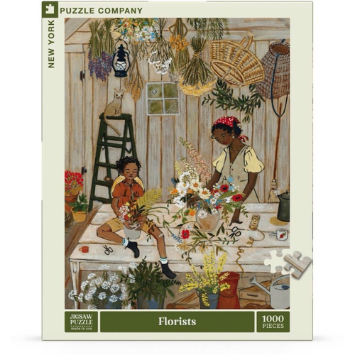 1000pc New York Puzzle Company Loré Pemberton Puzzle 48x67.5cm Florists 10+