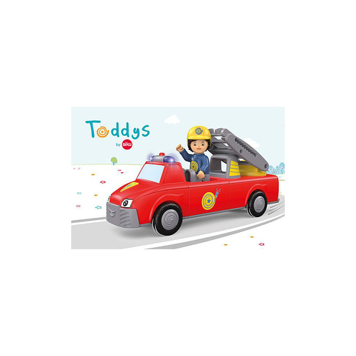 2pc Toddys Harry Helpy Figure & Vehicle Kids/Children Interactive Toy 18m+