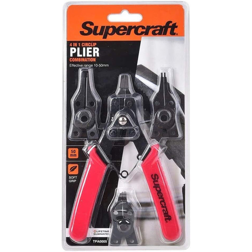 Supercraft Long Nose Lockgrip Pliers Soft Grip 150mm