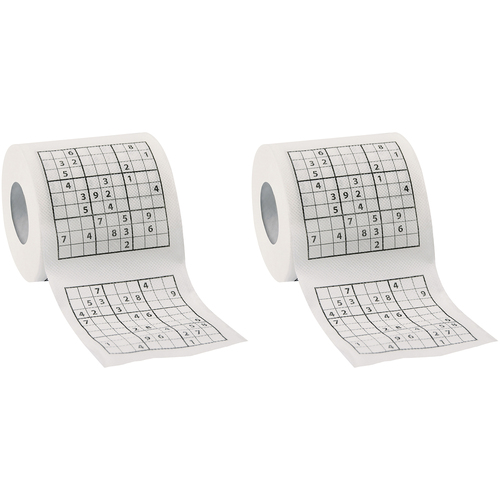 2PK Legami Do Not Disturb Sudoku Toilet Paper Roll Game