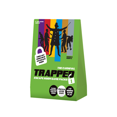 Trapped Series Assorted Rooms 1-3 Art Heist/Bank Job/Carnival Activity Game 8+