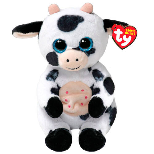 Ty Beanie Bellies Herdly Cow Plush Toy 20cm Regular 3y+