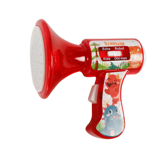 Toylife 20cm 4-Voices Changer Microphone Toy Kids 5y+ Red