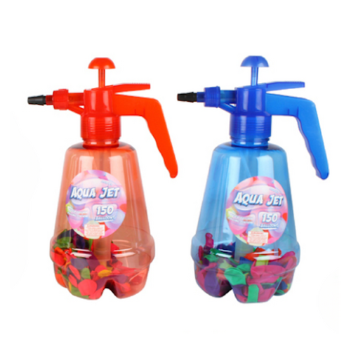 2x 150pc Razoo Water Balloon Filling Station Assorted Colours 29x19cm 8+