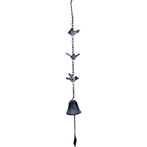 LVD 71cm Metal Hanging Bell Wind Chime Home Decor Multi-Bird