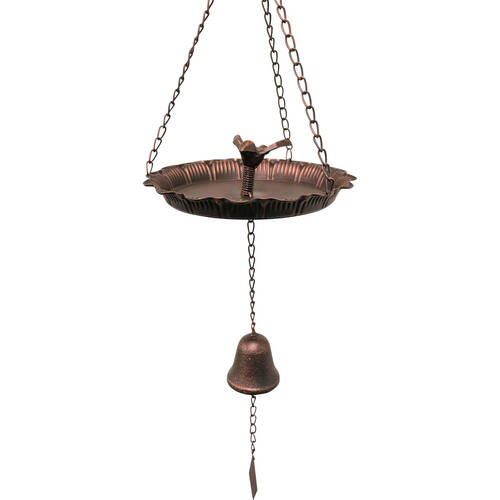 LVD Bird Bath Feeder Home/Garden Decor 20x67cm - Brown