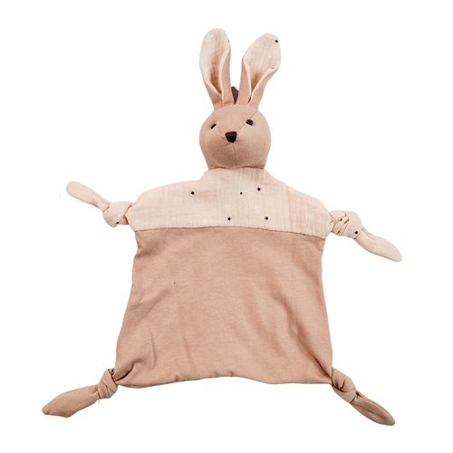 Urban Bubsy Bunny Baby 23cm Cotton Comforter - Pink