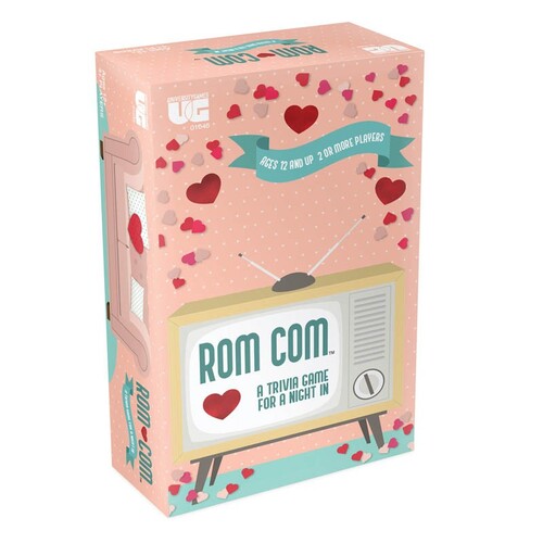 U.Games Rom Com Trivia Party Game Interactive Activity Toy 12+