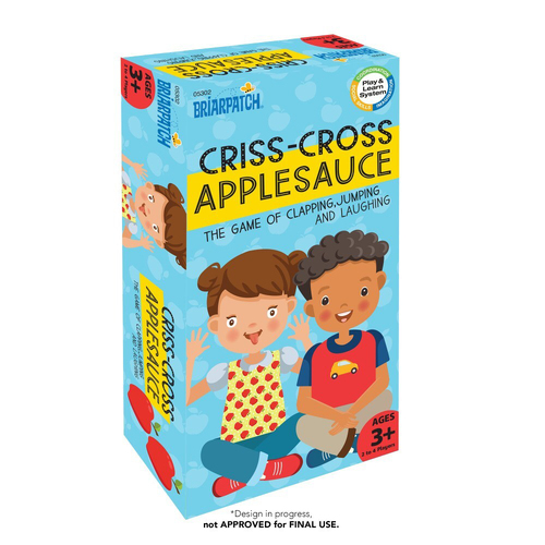 Briarpatch Criss-Cross Apple Sauce Kids Learning Toy 3+