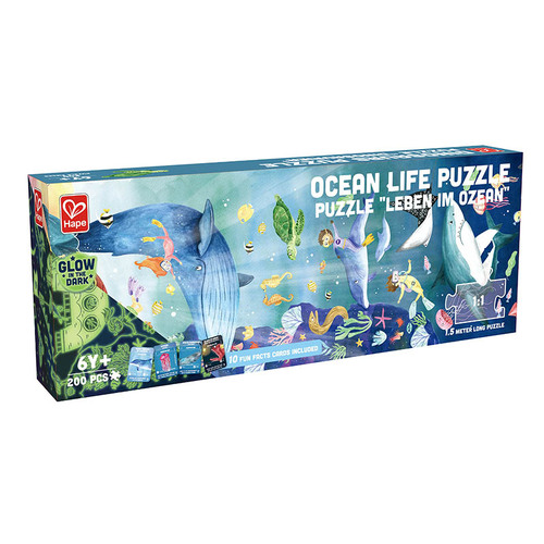 Hape Ocean Life Puzzle 1.5m Kids/Toddler Activity Toy 6+