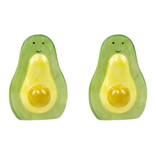 2x Urban 12cm Avocado Ceramic Planter Garden Plant Pot - Green