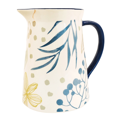 Urban Summer Solstice 16cm Ceramic Mini Jug/Utensil Holder - Blue